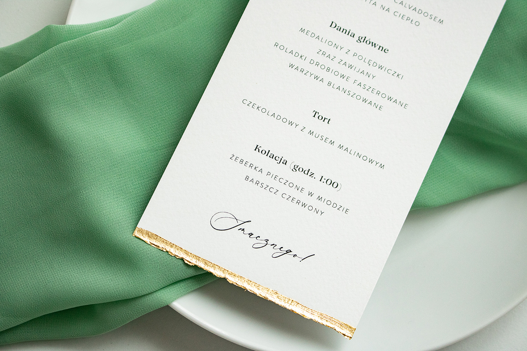 Menu Lovely Gold 1 zdjęcie 1