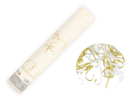 Tuba z serpentynami, mix, 25 cm