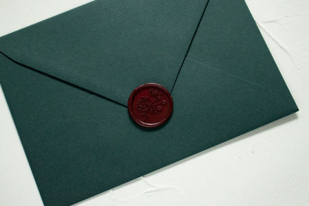 Stempel lakowy - bordowy