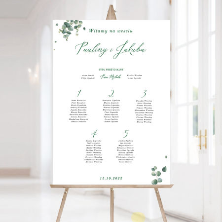 Plan stołu Eukaliptus 1