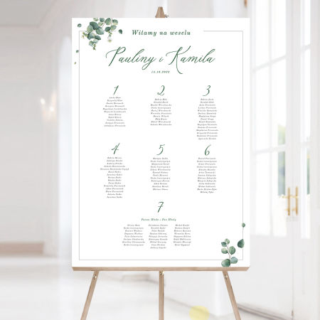 Plan stołu Eukaliptus 2