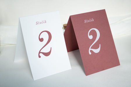 Numer stołu Monogram