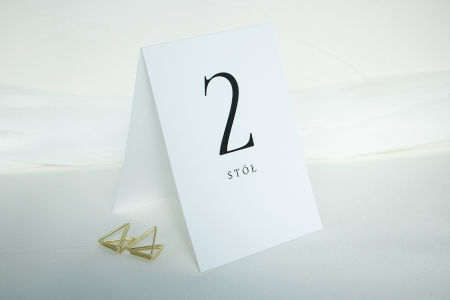 Numer stołu Letters