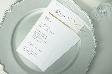 Menu z winietką Modern