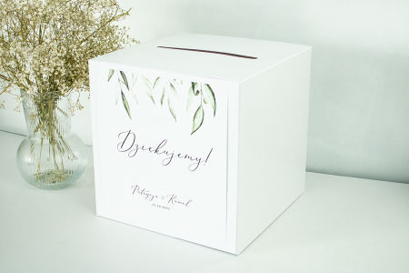 Pudełko na koperty - personalizowane